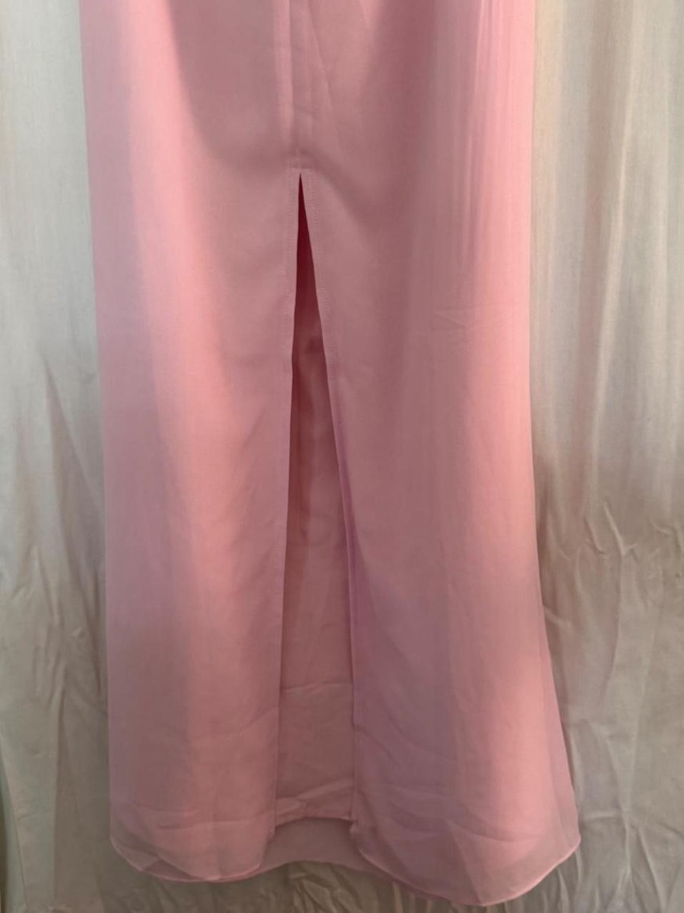 Hello Molly pink silken radiance halter maxi dress- Size s - Picture 7 of 8